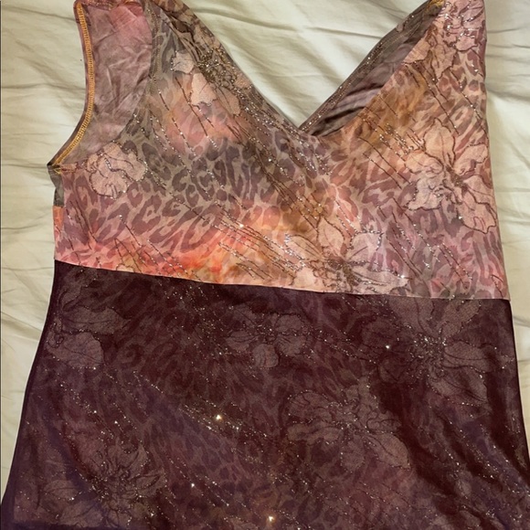 brown grunge gold fairy top - Picture 2 of 3